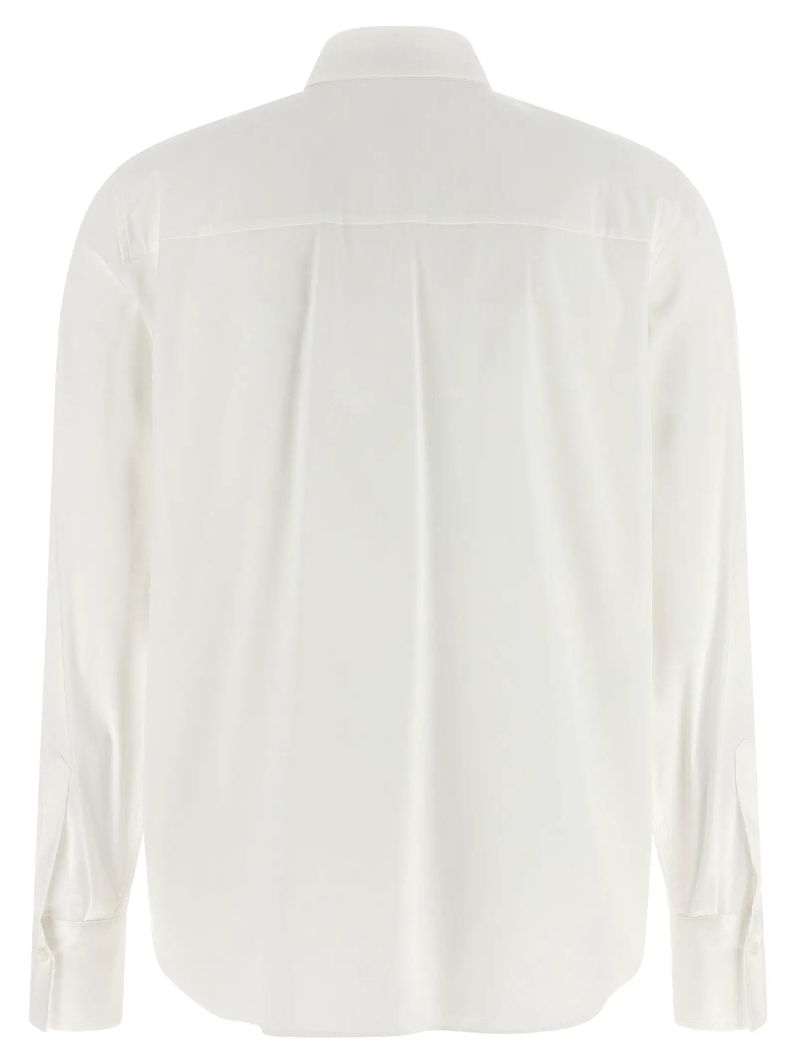 Brunello Cucinelli Chemisier en coton blanc