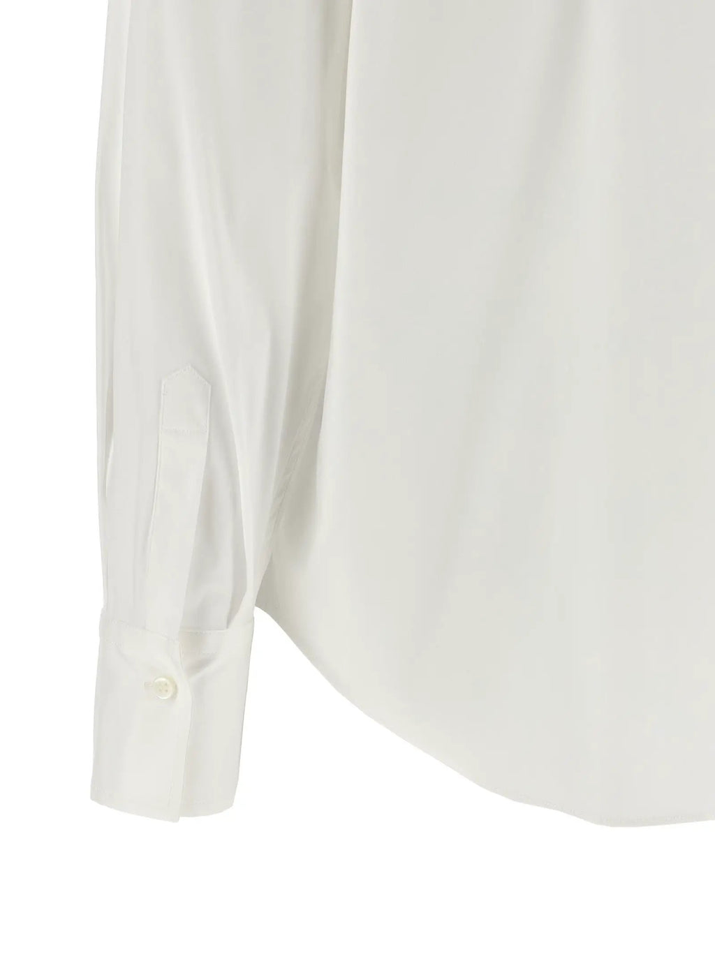 Brunello Cucinelli Chemisier en coton blanc