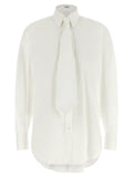Brunello Cucinelli Chemisier en coton blanc