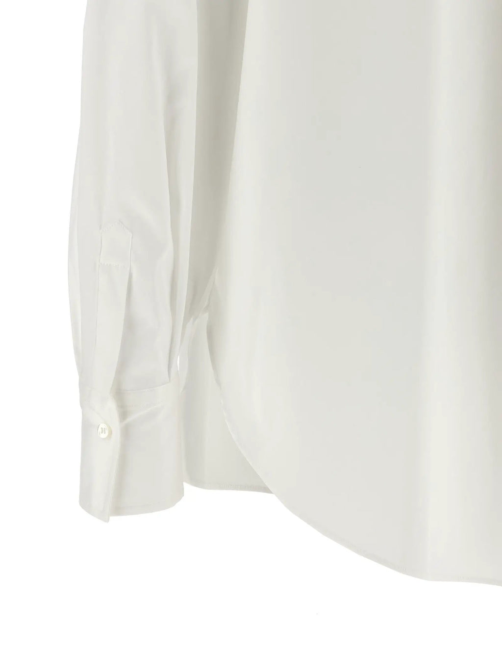 Brunello Cucinelli Chemisier en coton blanc