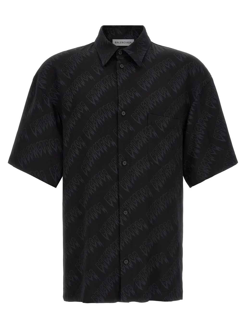 Balenciaga Black Viscose Blouse