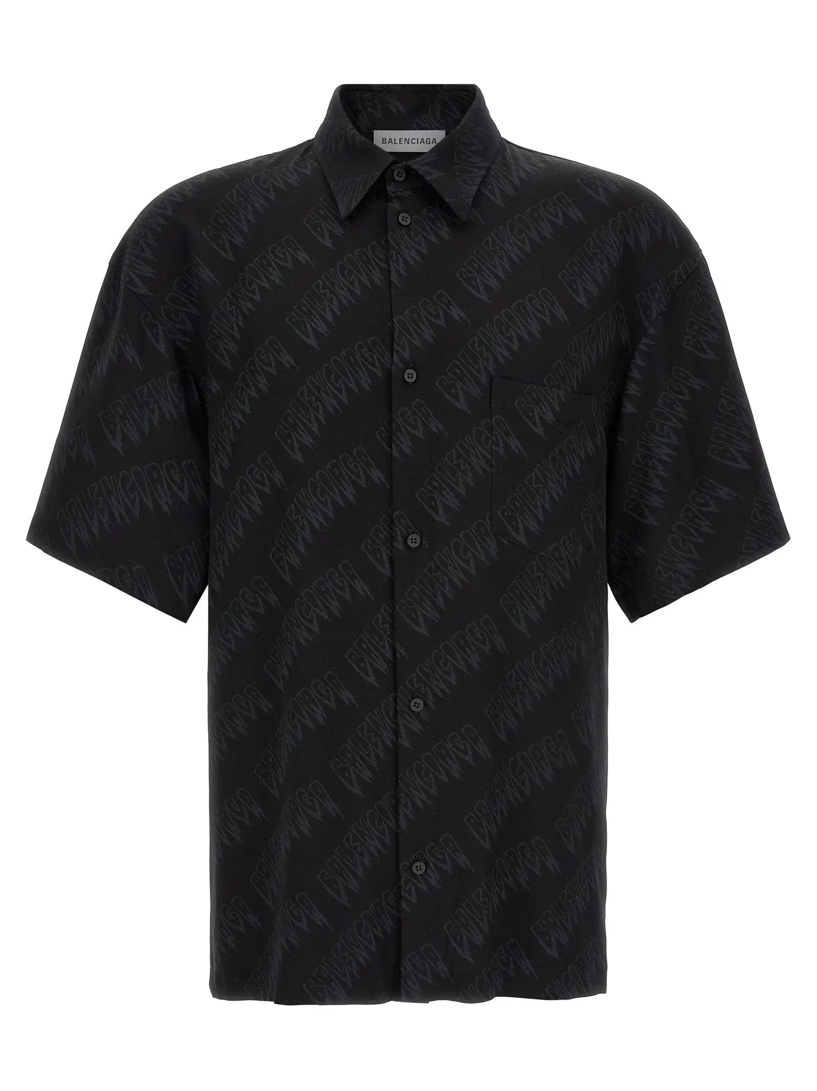 Balenciaga Black Viscose Blouse