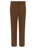 Brunello Cucinelli Brown Cotton Cropped Pants