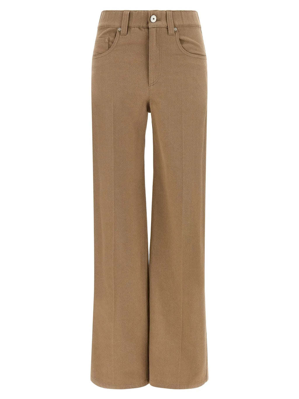 Brunello Cucinelli Jean en coton beige Denim