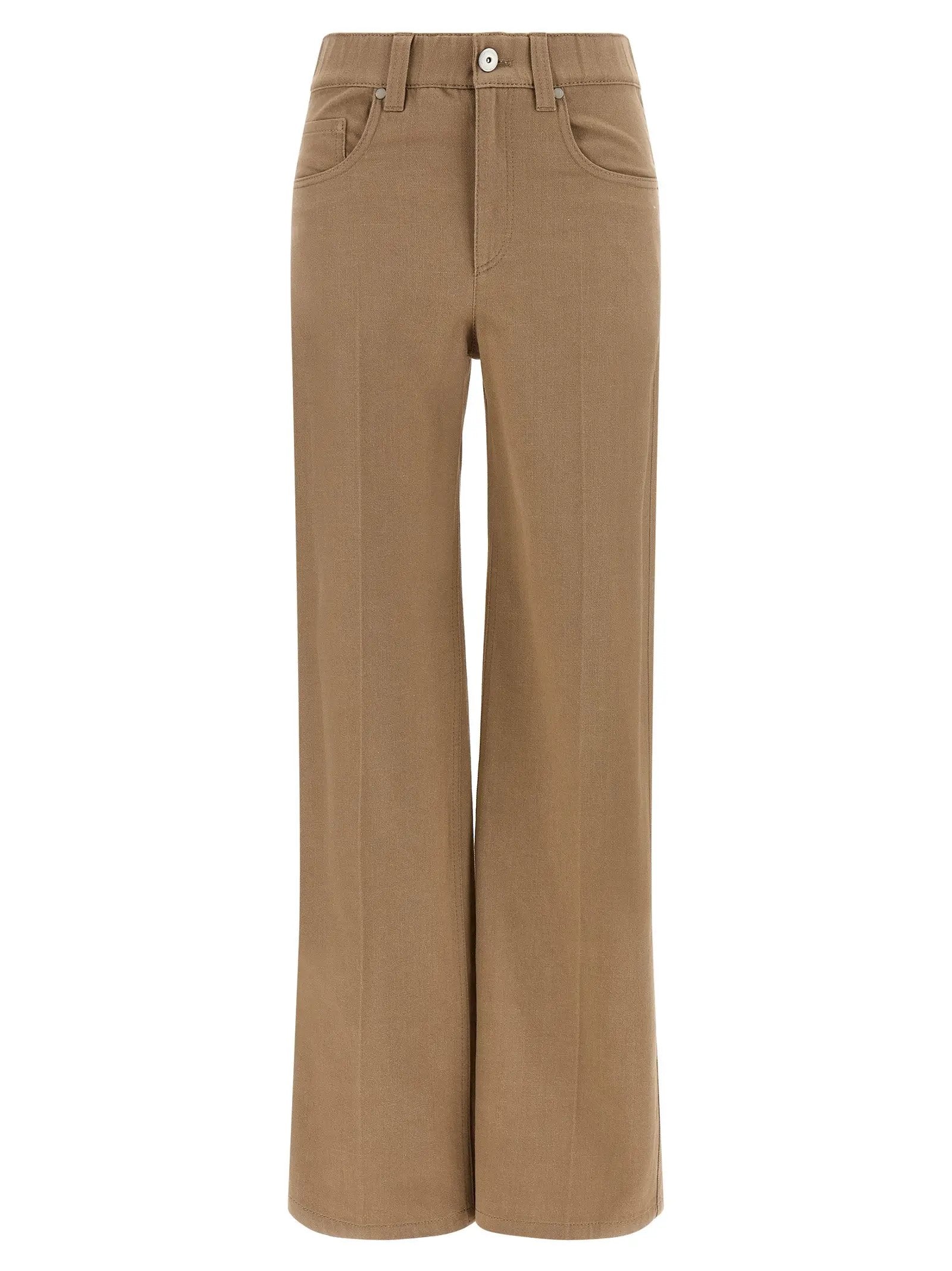 Brunello Cucinelli Jean en coton beige Denim