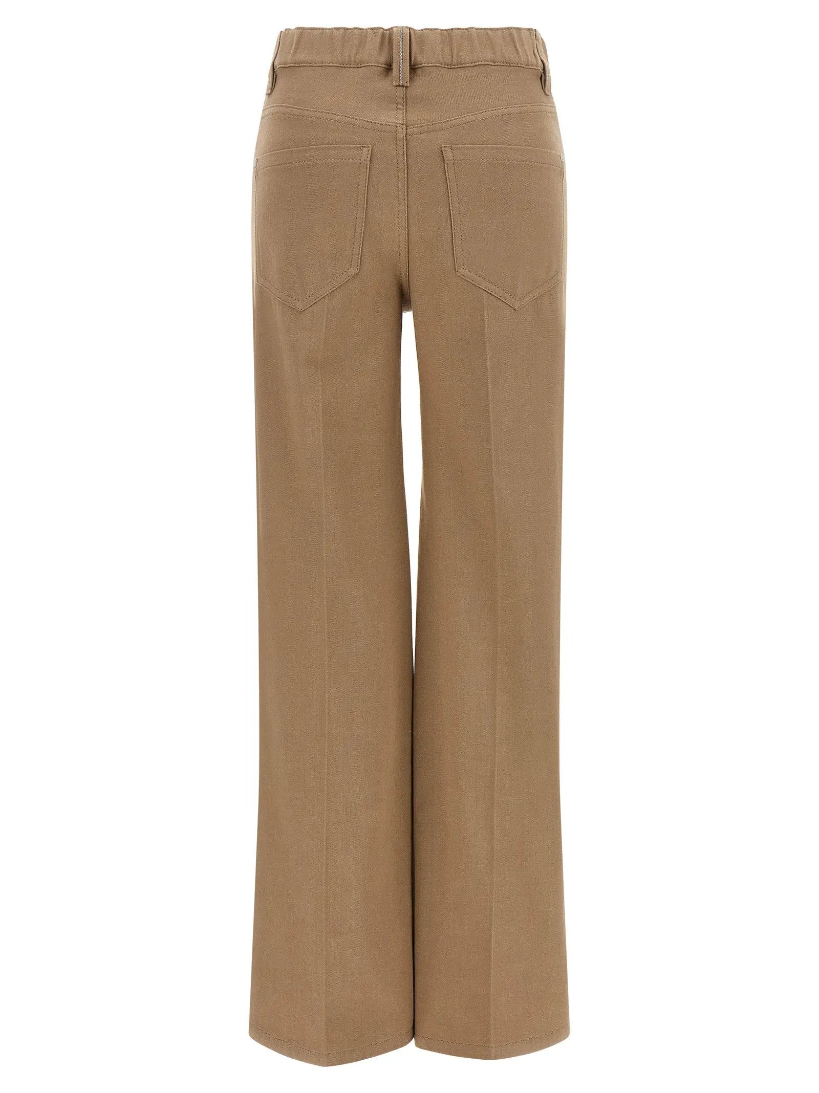 Brunello Cucinelli Jean en coton beige Denim