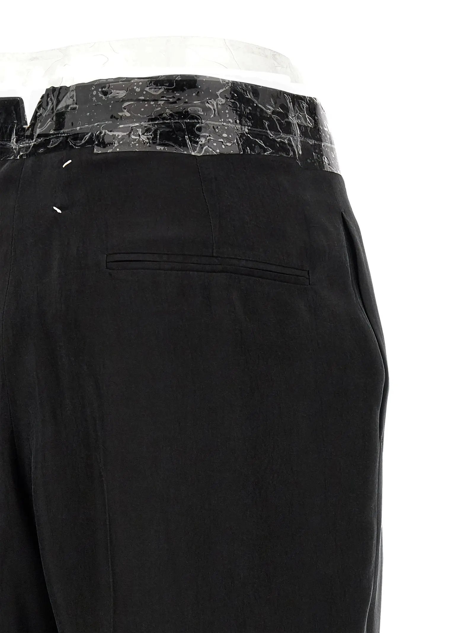Maison Margiela Black Copper Casual Pants