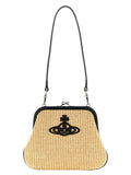 Vivienne Westwood Beige Cotton Clutch Bag