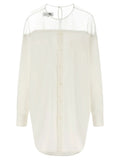MM6 Maison Margiela White Cotton Blouse
