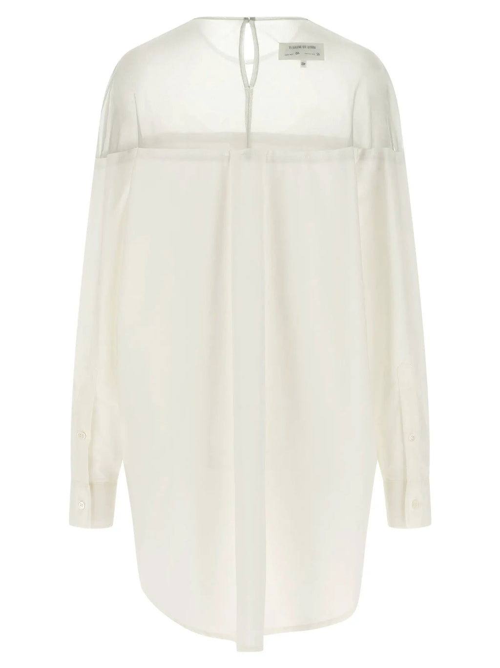 MM6 Maison Margiela White Cotton Blouse