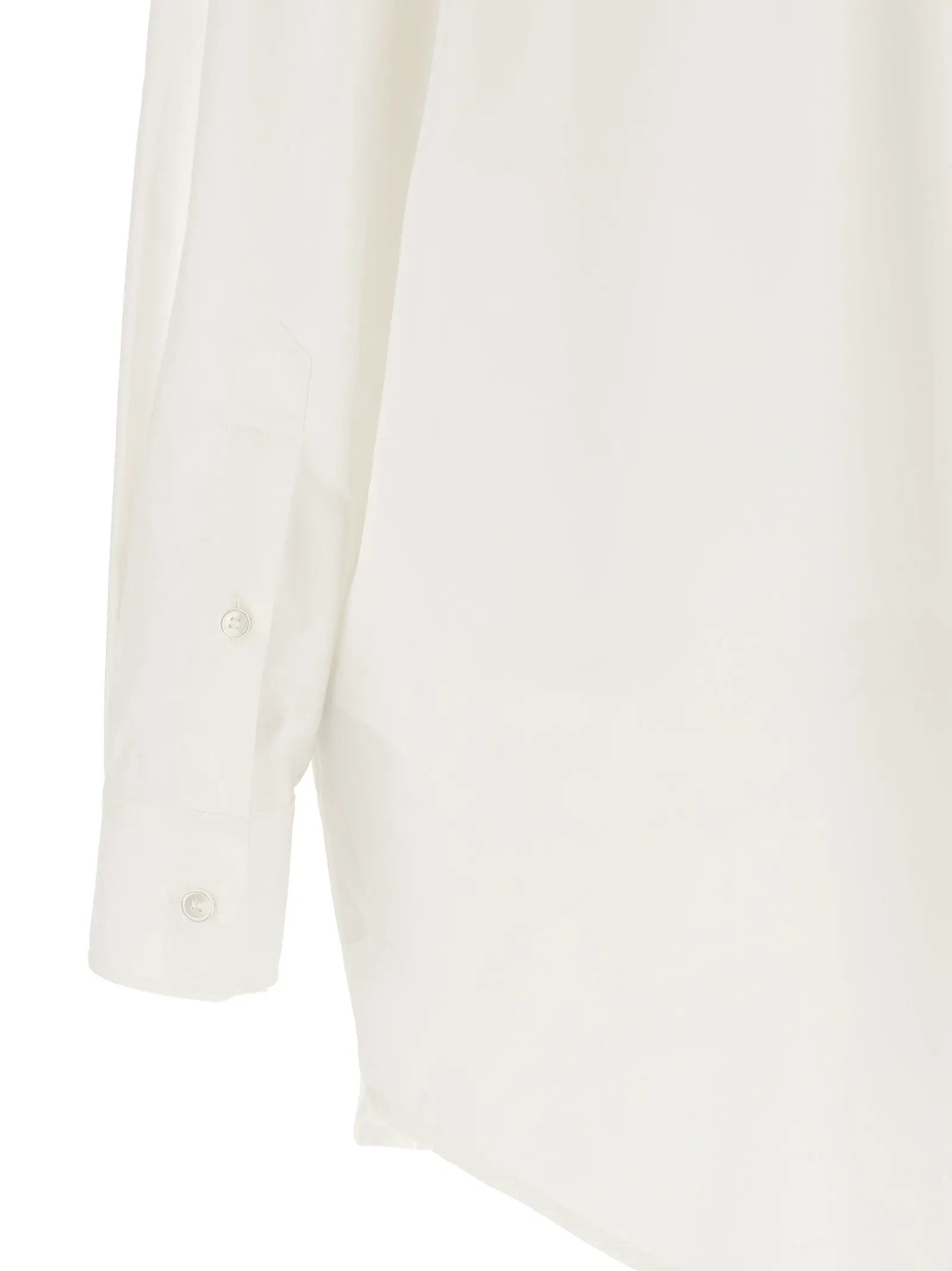 MM6 Maison Margiela White Cotton Blouse