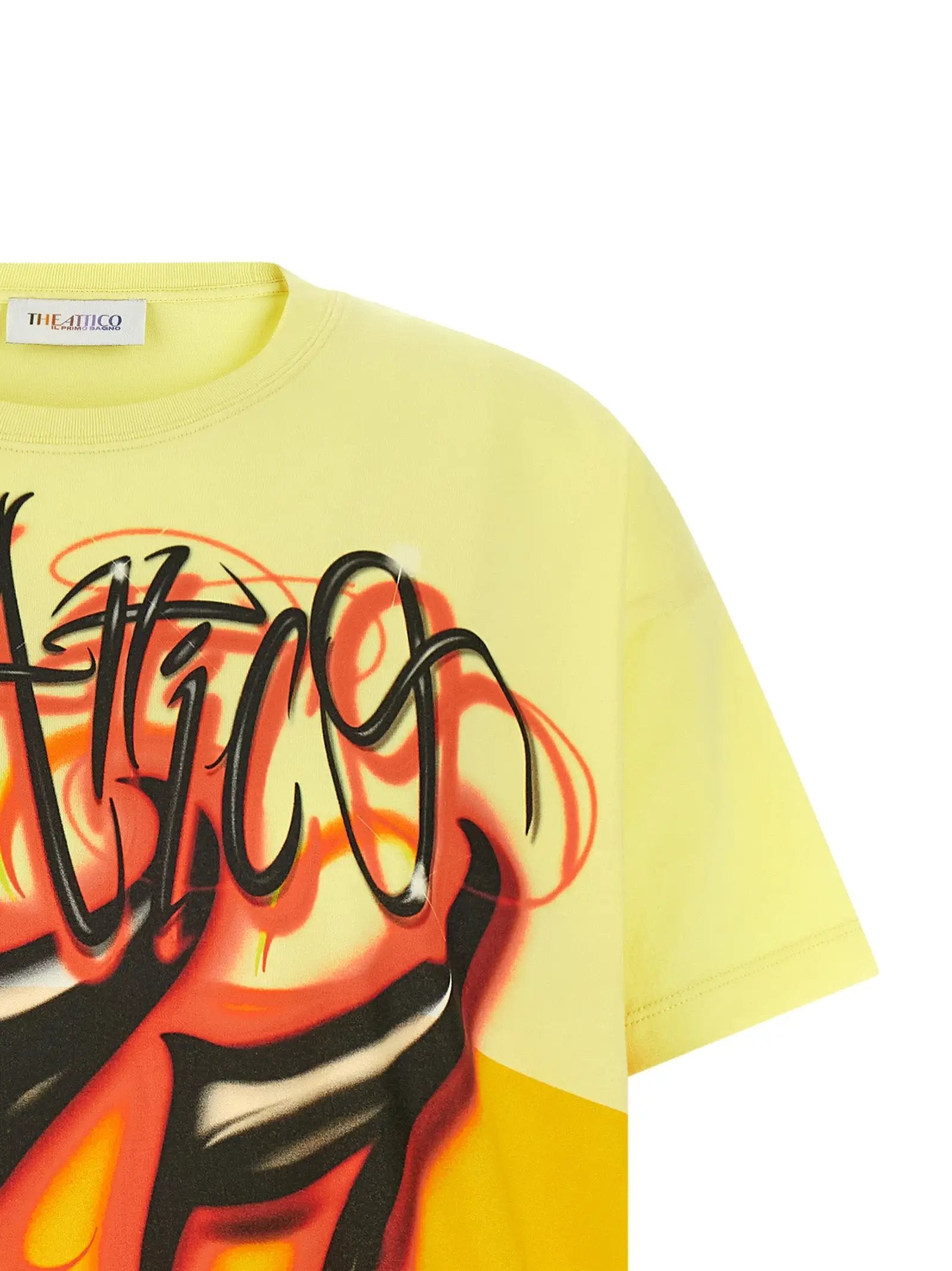 The Attico Bicolor Cotton T-Shirt