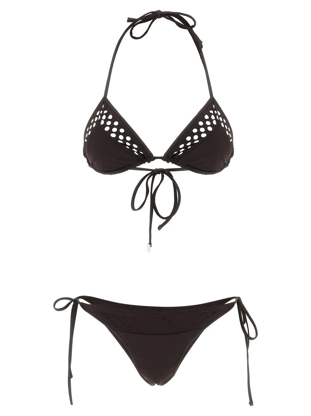 The Attico Brown Polyamide Bikini