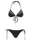 The Attico Brown Polyamide Bikini