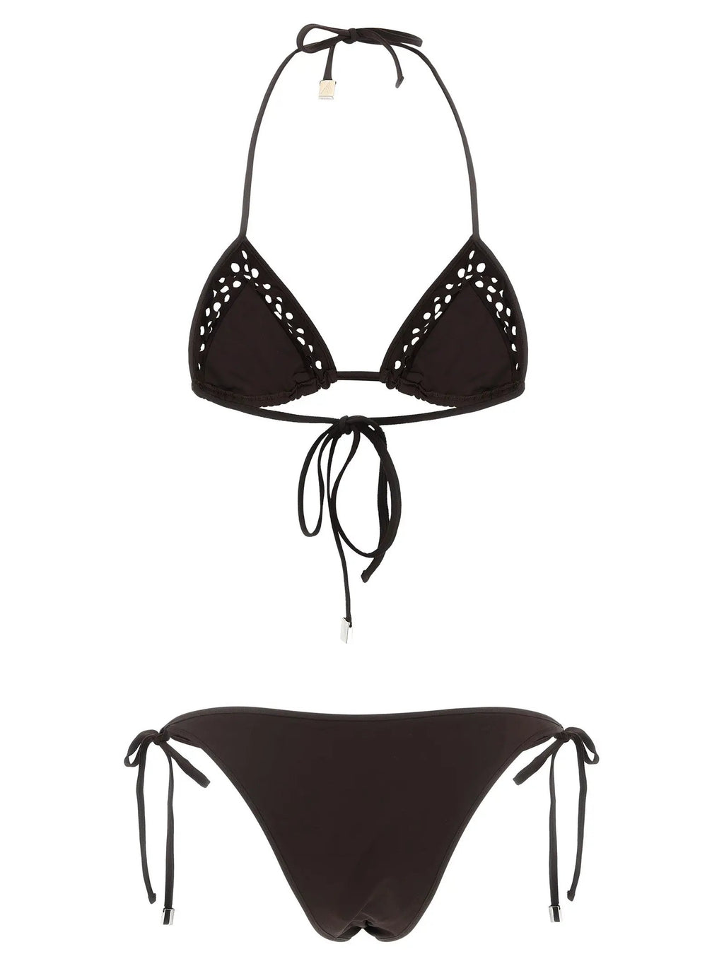 The Attico Brown Polyamide Bikini