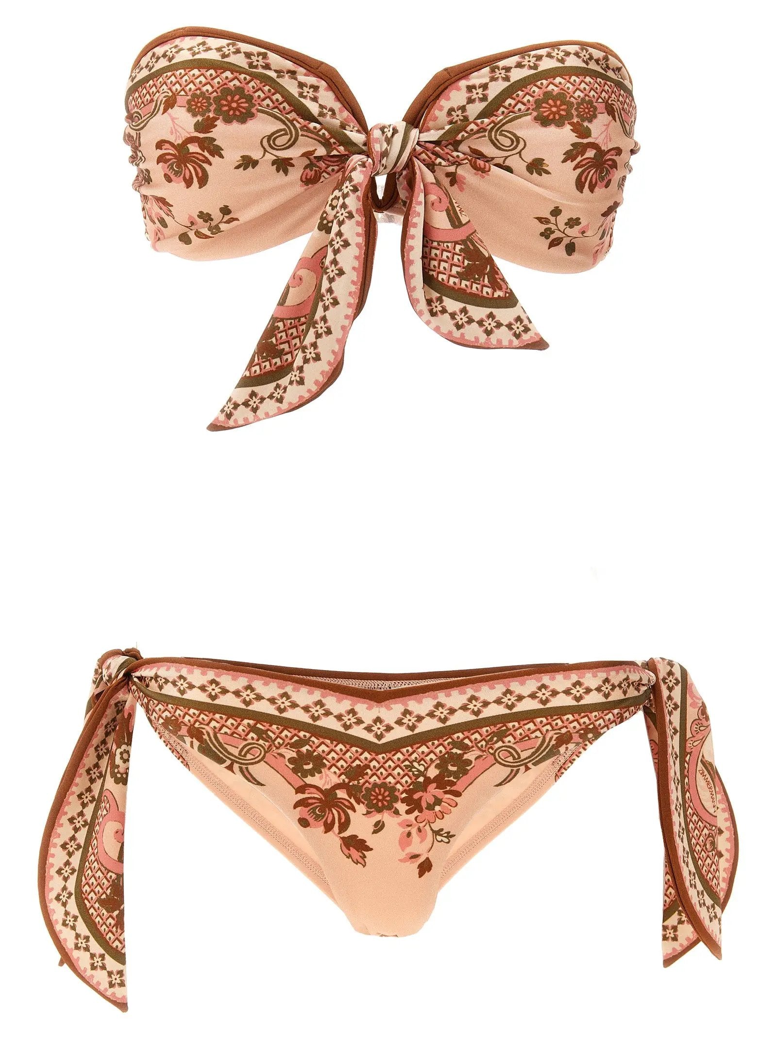Bikini multicolore en polyamide Zimmermann