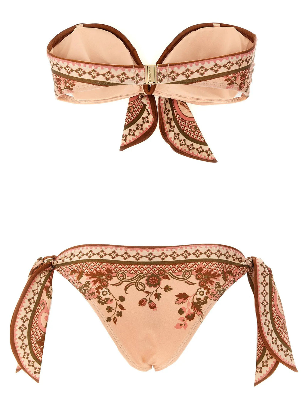 Bikini multicolore en polyamide Zimmermann