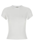 Saint Laurent White Cotton T-Shirt