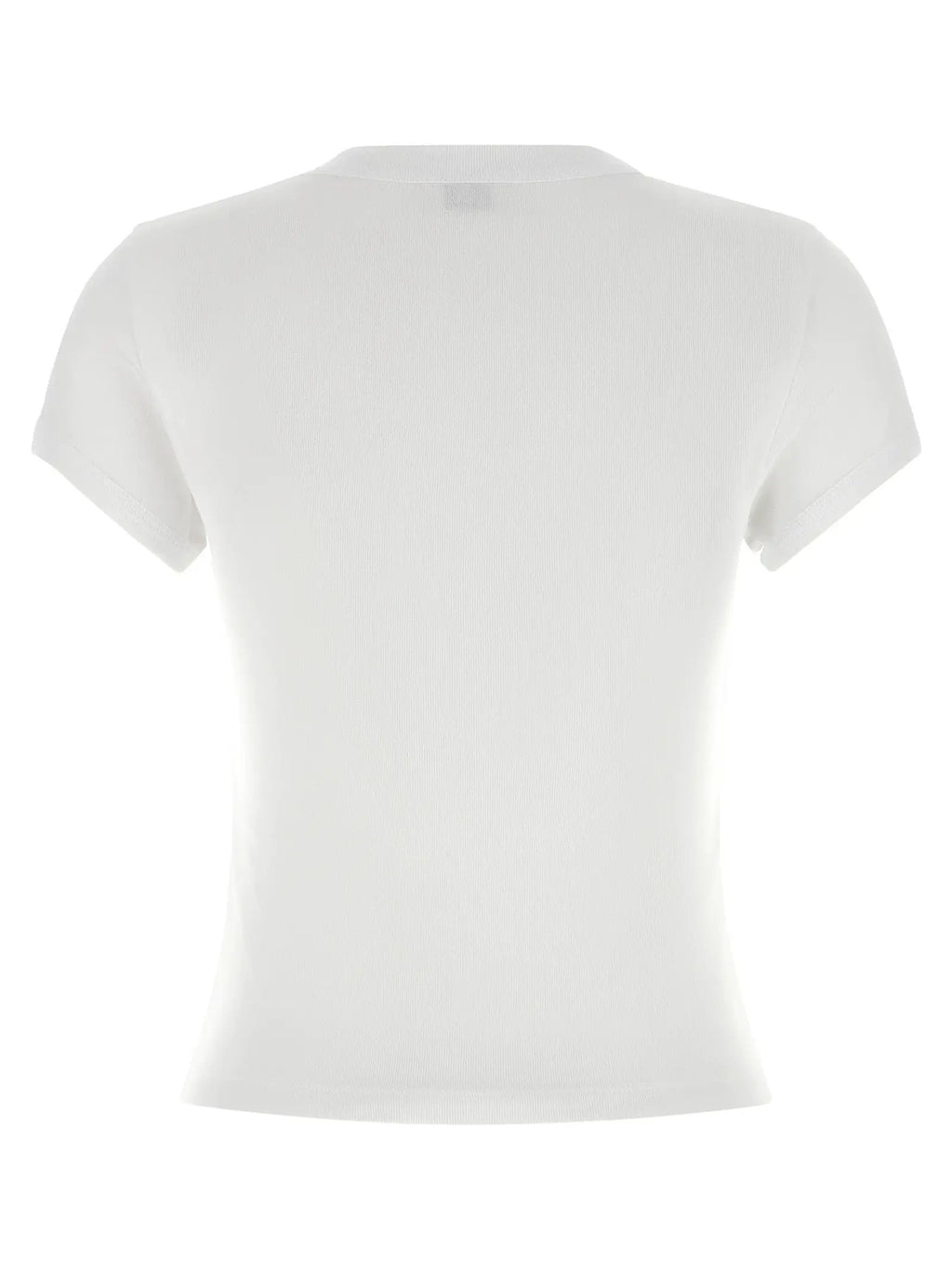 Saint Laurent White Cotton T-Shirt