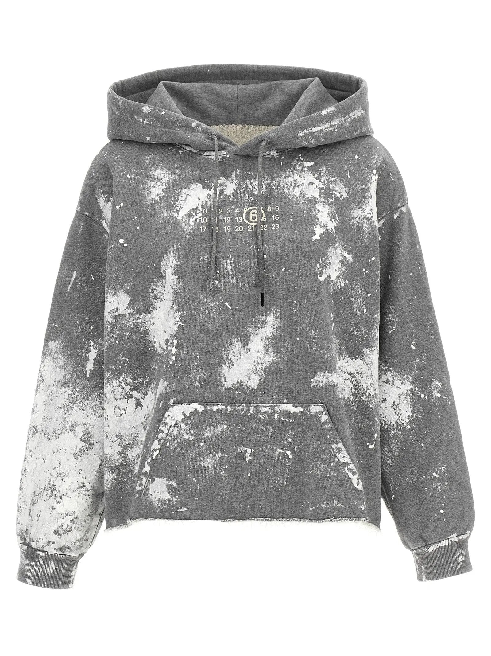 MM6 Maison Margiela Gray Cotton Sweatshirt
