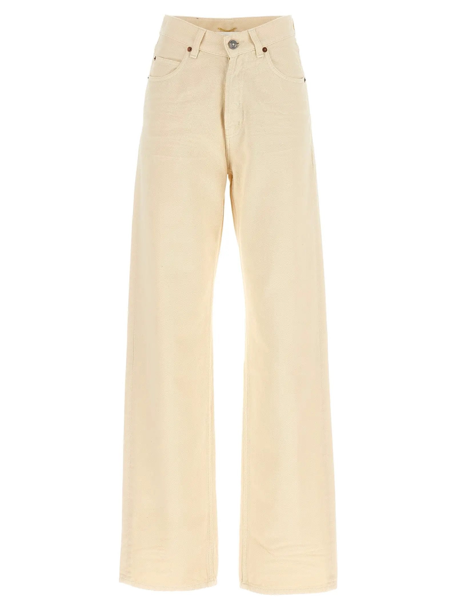Saint Laurent Beige Cotton Jeans Denim