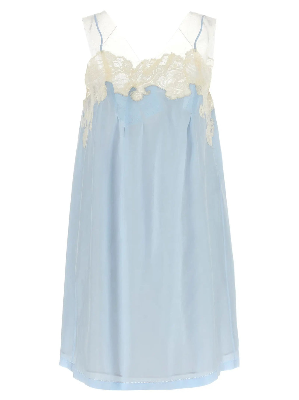 Maison Margiela Blue Copper Short Dress