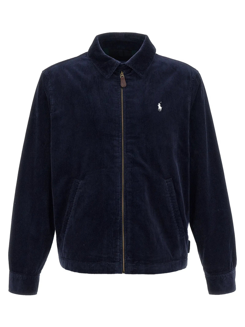 Polo Ralph Lauren Blue Cotton Full-Length Jacket
