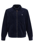 Polo Ralph Lauren Blue Cotton Full-Length Jacket