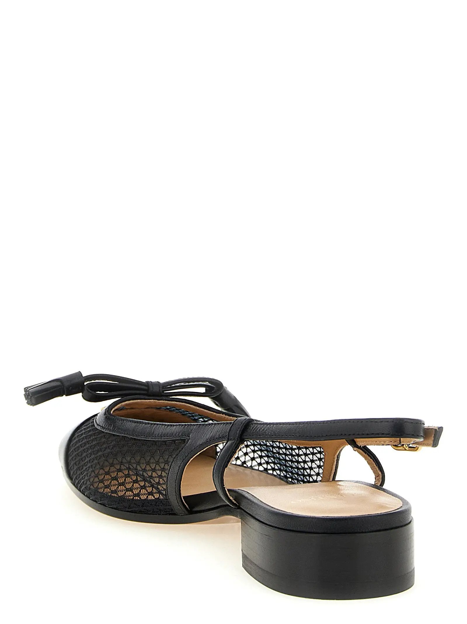 Valentino Garavani Ballerines en Cuir Noir