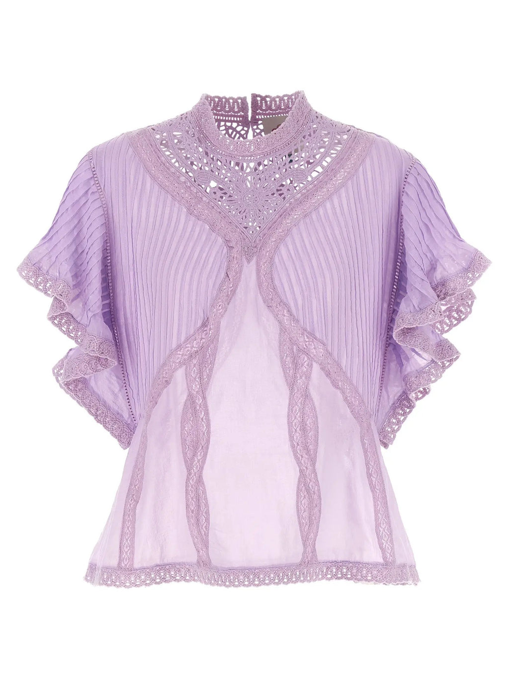 FARM RIO Purple Organic Cotton Blouse