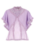 FARM RIO Purple Organic Cotton Blouse