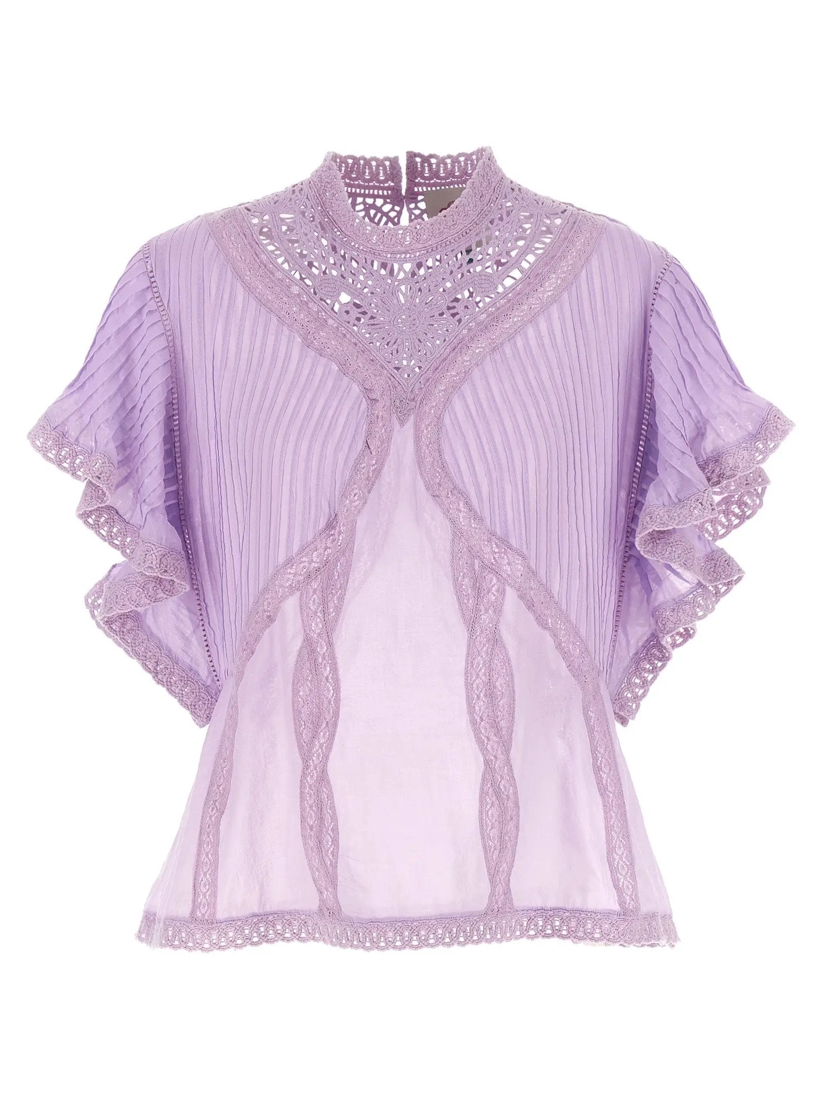 FARM RIO Purple Organic Cotton Blouse