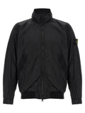 Stone Island Black Polyamide Full-Length Jacket