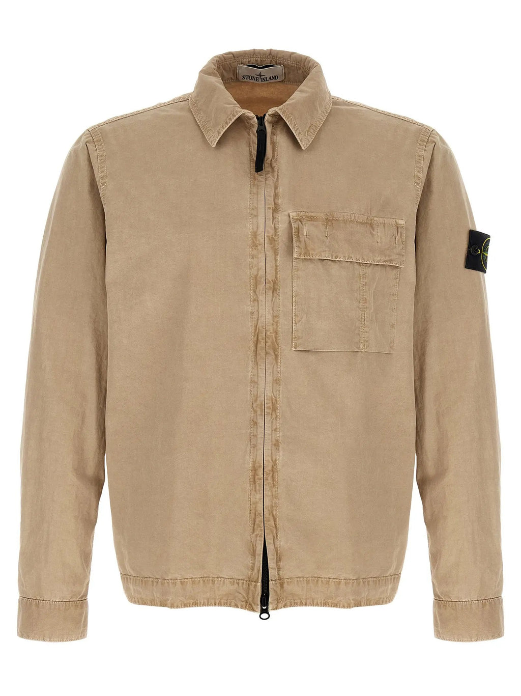 Stone Island Beige Cotton Blouse