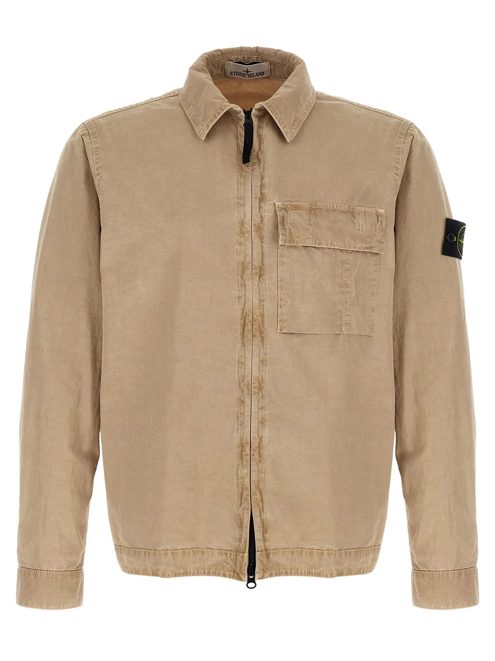 Stone Island Beige Cotton Blouse
