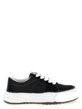 Maison Mihara Yasuhiro Black Cowhide Platform Sneakers