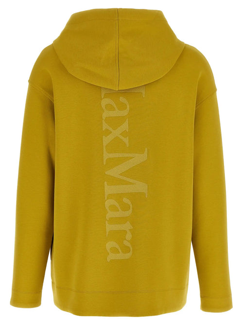 Sweat à capuche bicolore en coton 'S Max Mara
