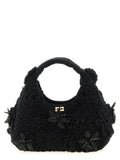Ganni Black Organic Cotton Handbag