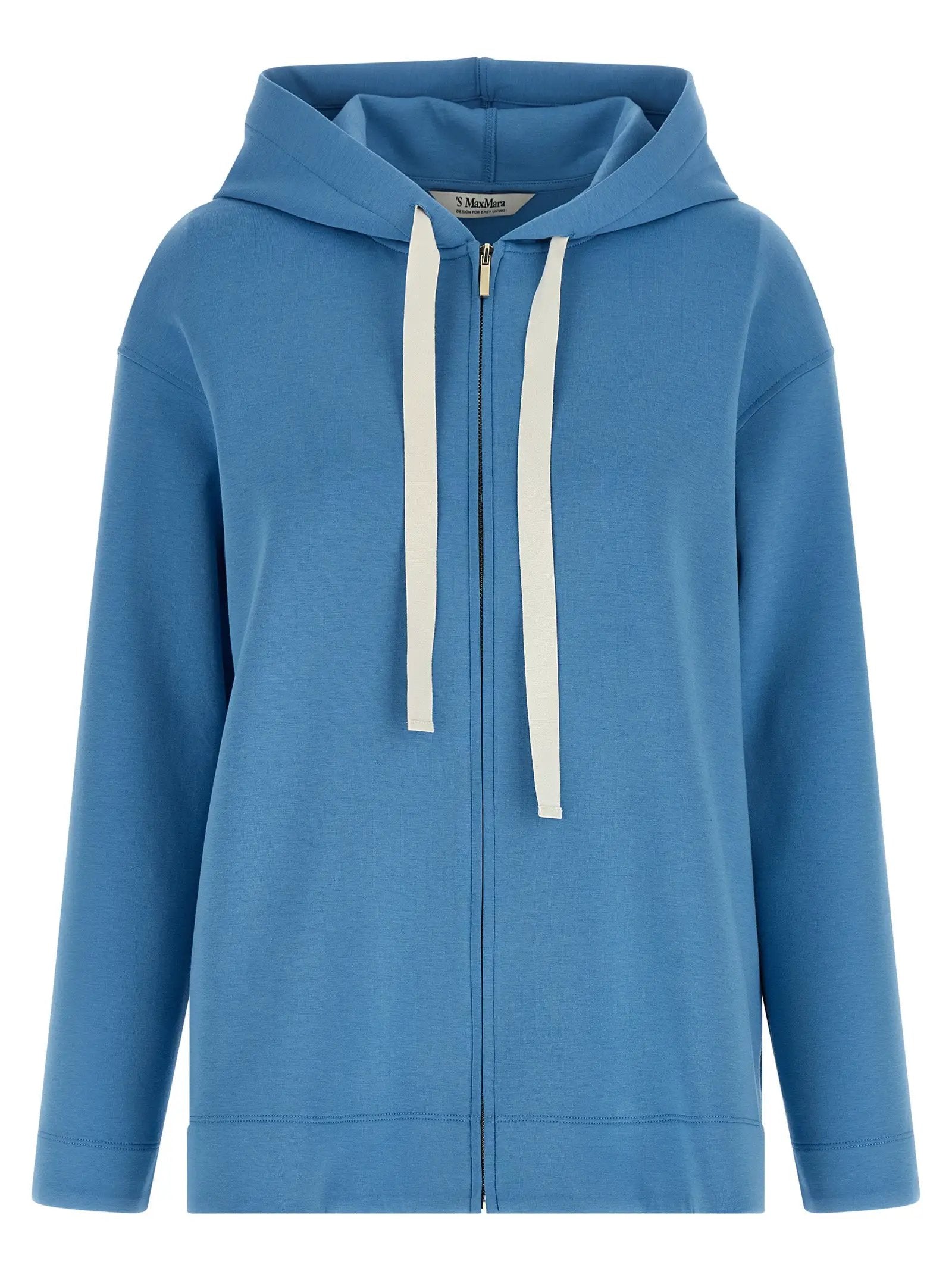 'S Max Mara Blue Cotton Hoodie