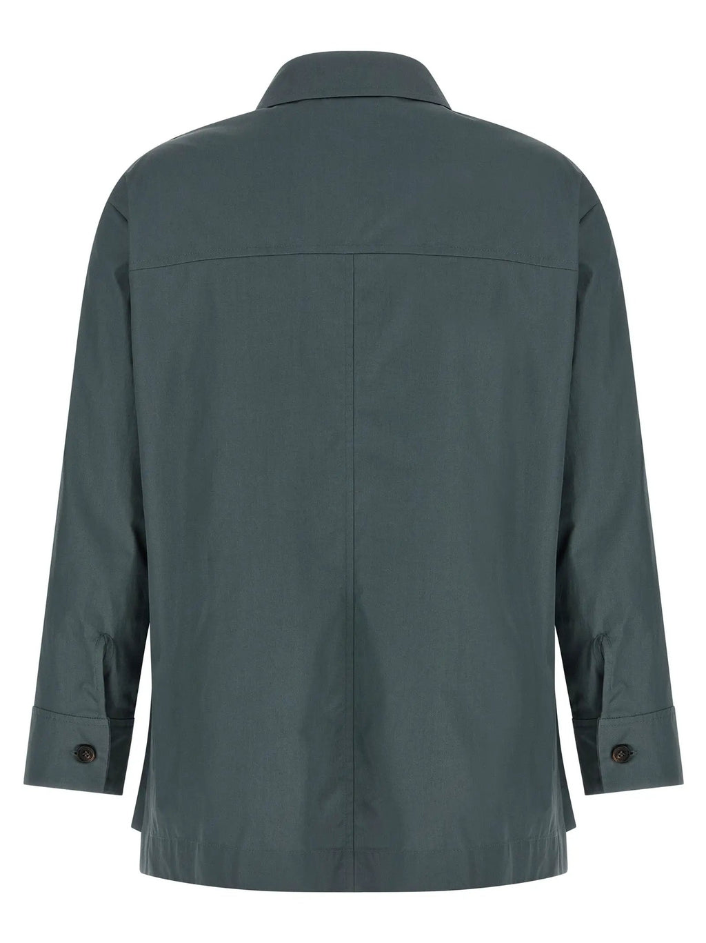 'S Max Mara Gray Cotton Blouse
