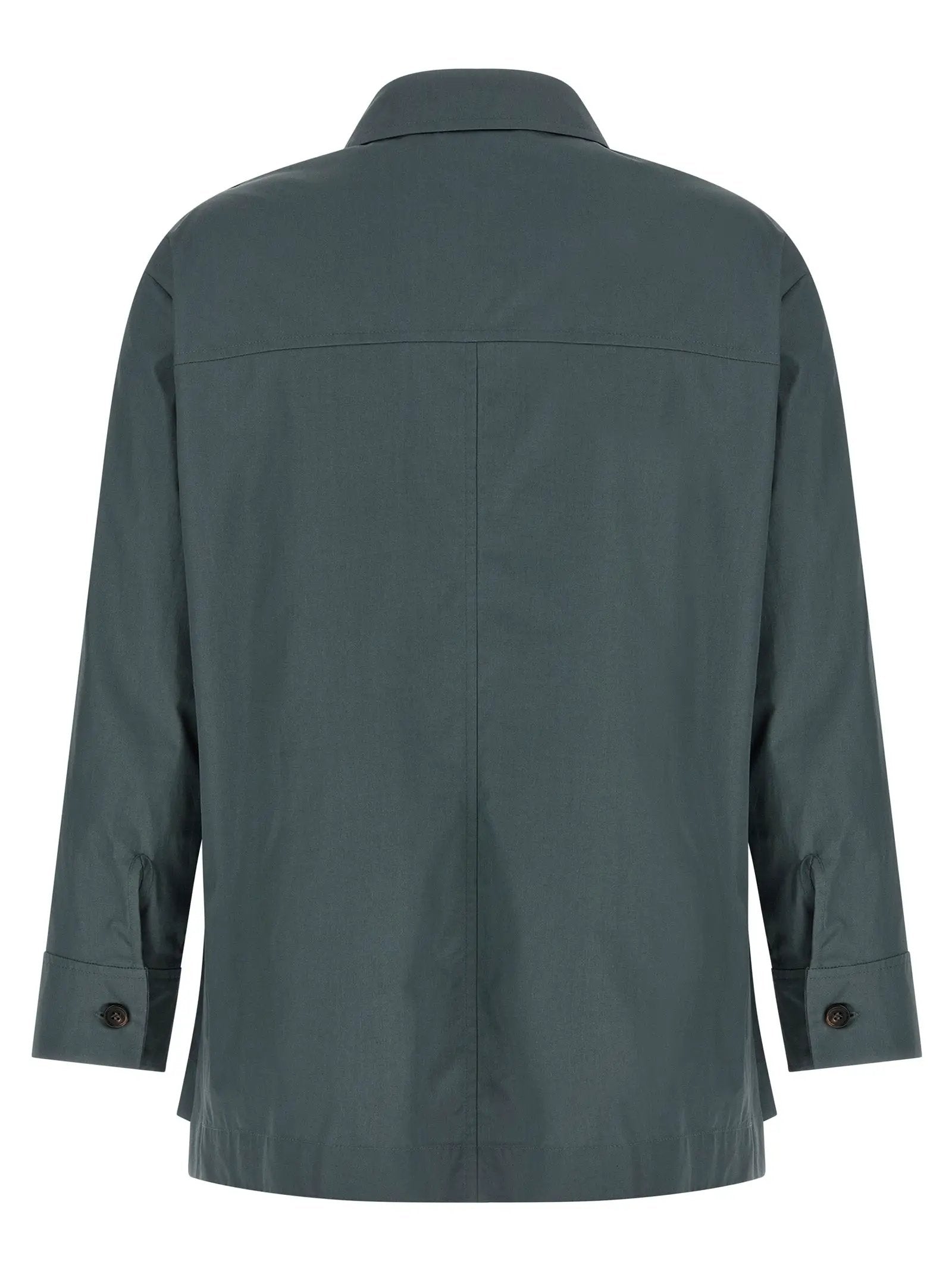 'S Max Mara Gray Cotton Blouse