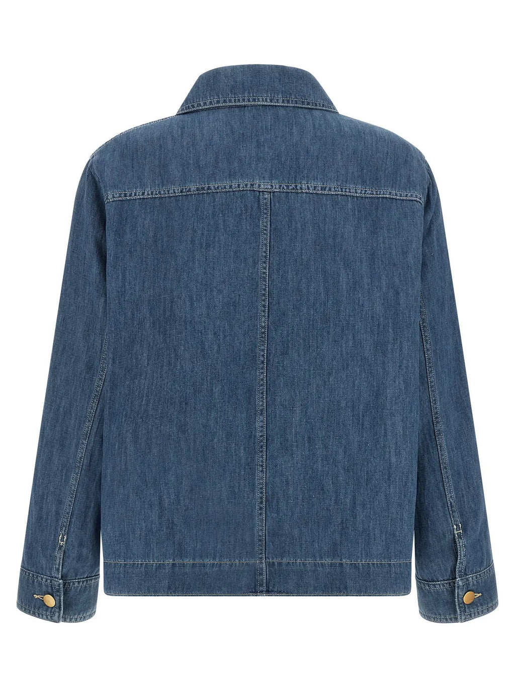 'S Max Mara Blue Cotton Denim Jacket