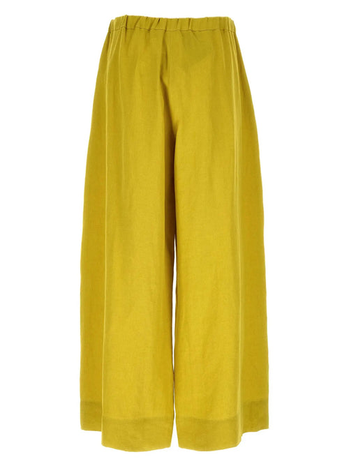 Pantalon décontracté en lin bicolore 'S Max Mara