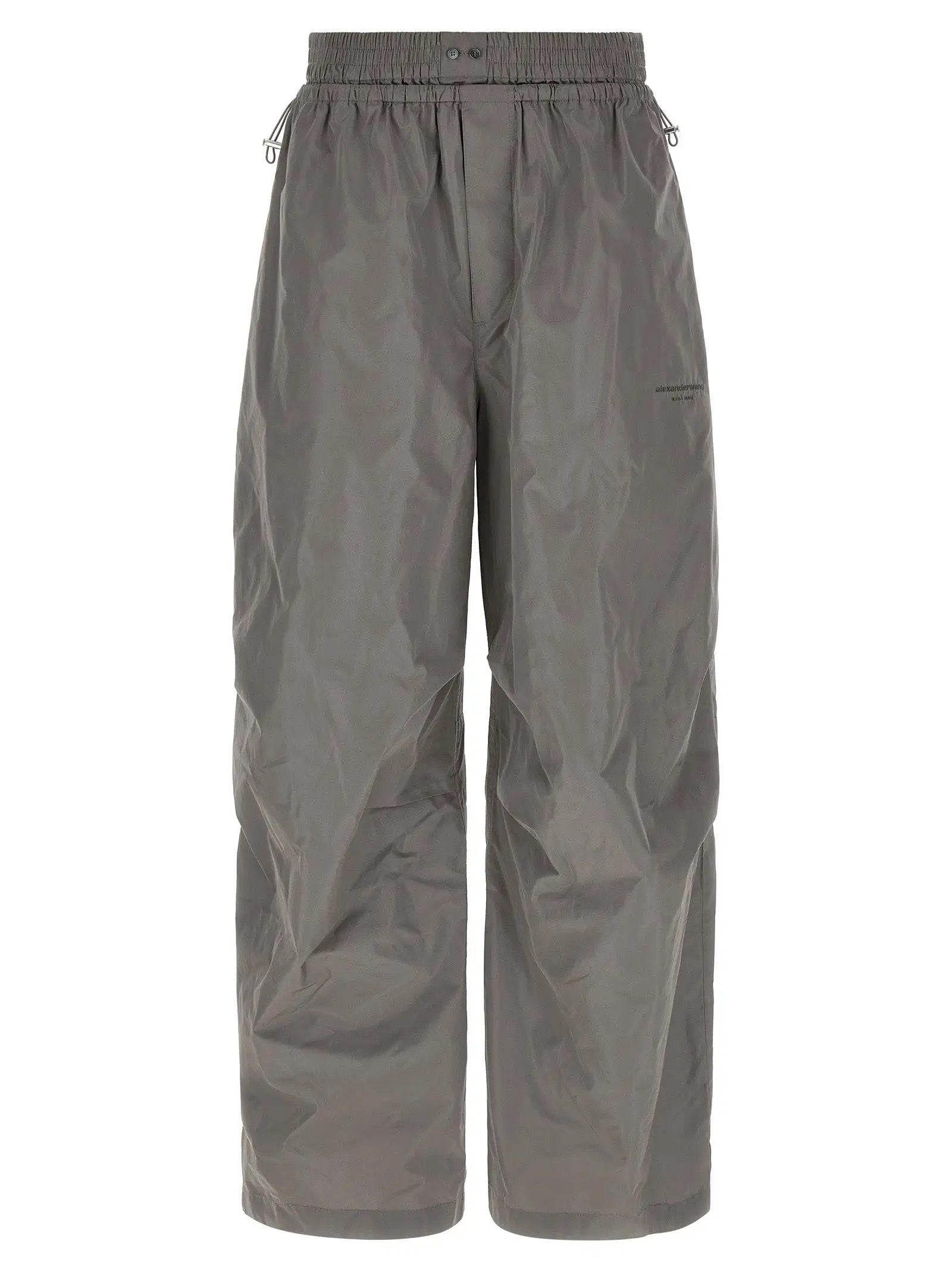 Alexander Wang Gray Polyester Athletic Pants