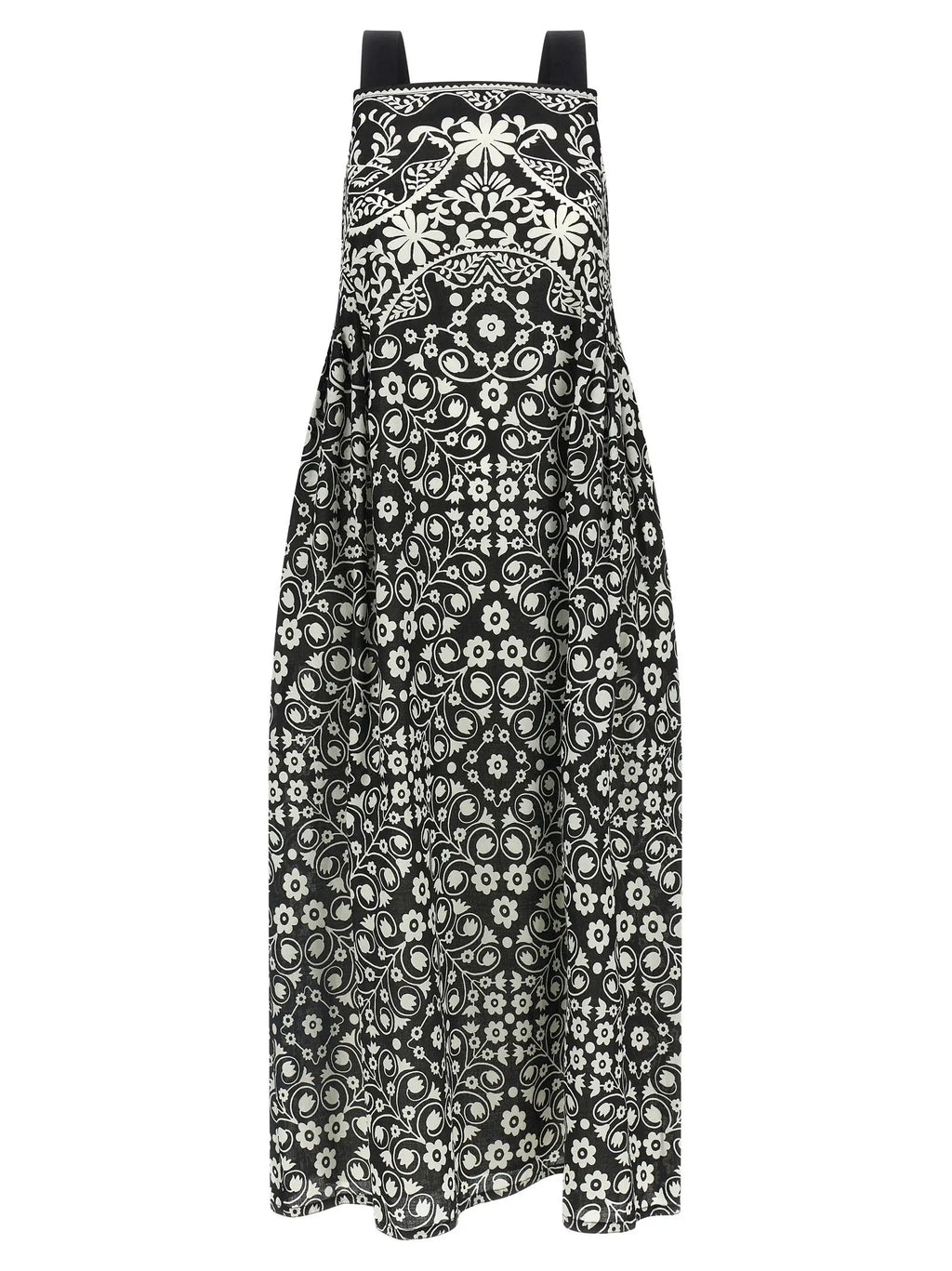 Max Mara Bicolor Cotton Long Dress