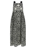Max Mara Bicolor Cotton Long Dress