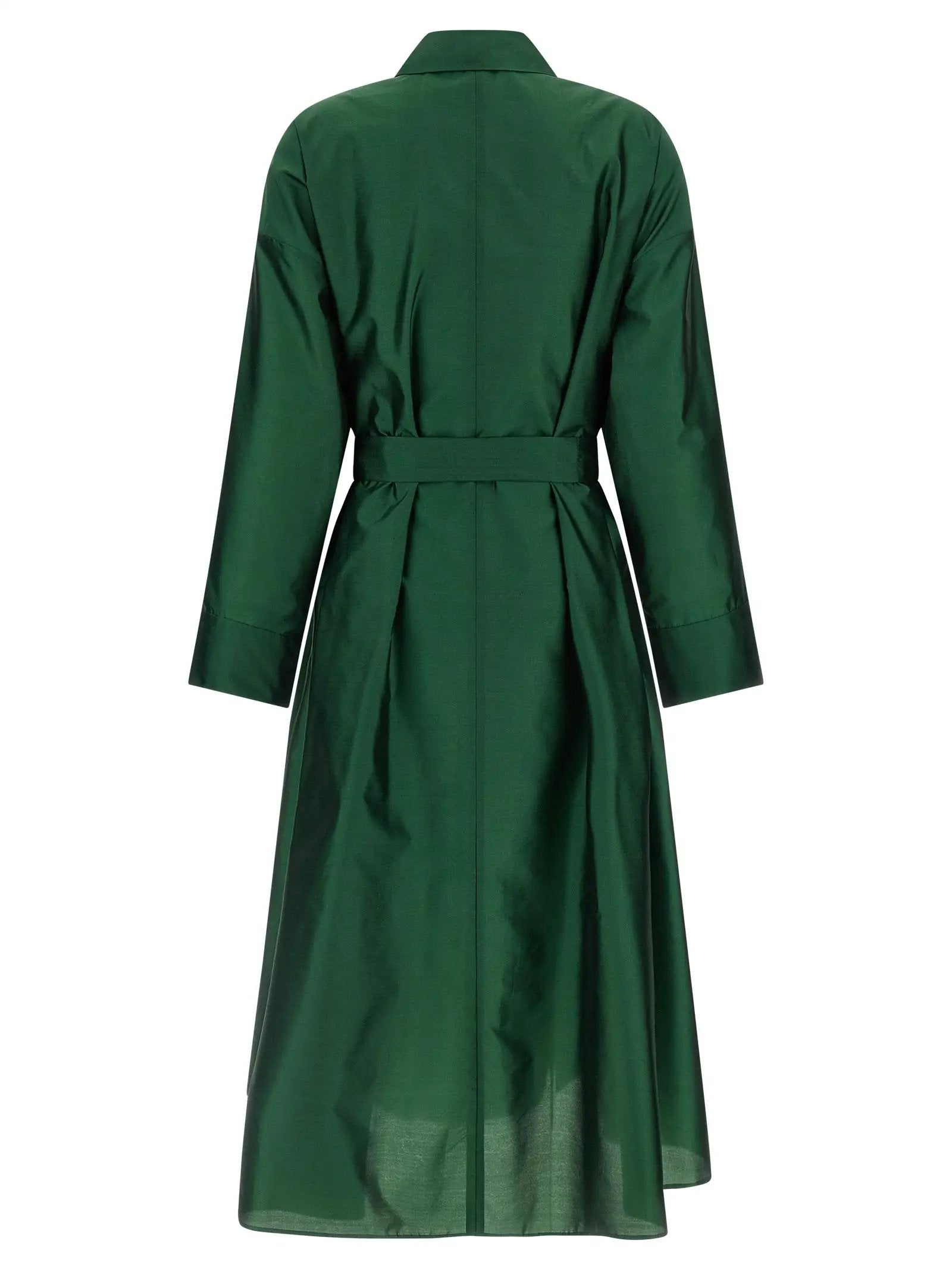 'S Max Mara Bicolor Polyester Midi Dress