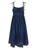 Zimmermann Blue Cotton Midi Dress