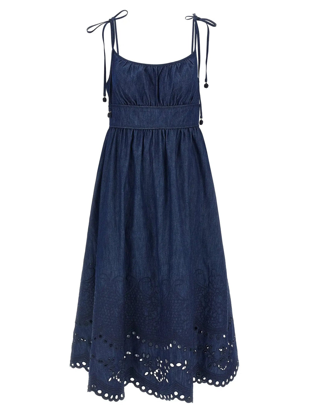 Zimmermann Zimmermann Blue Cotton Midi Dress