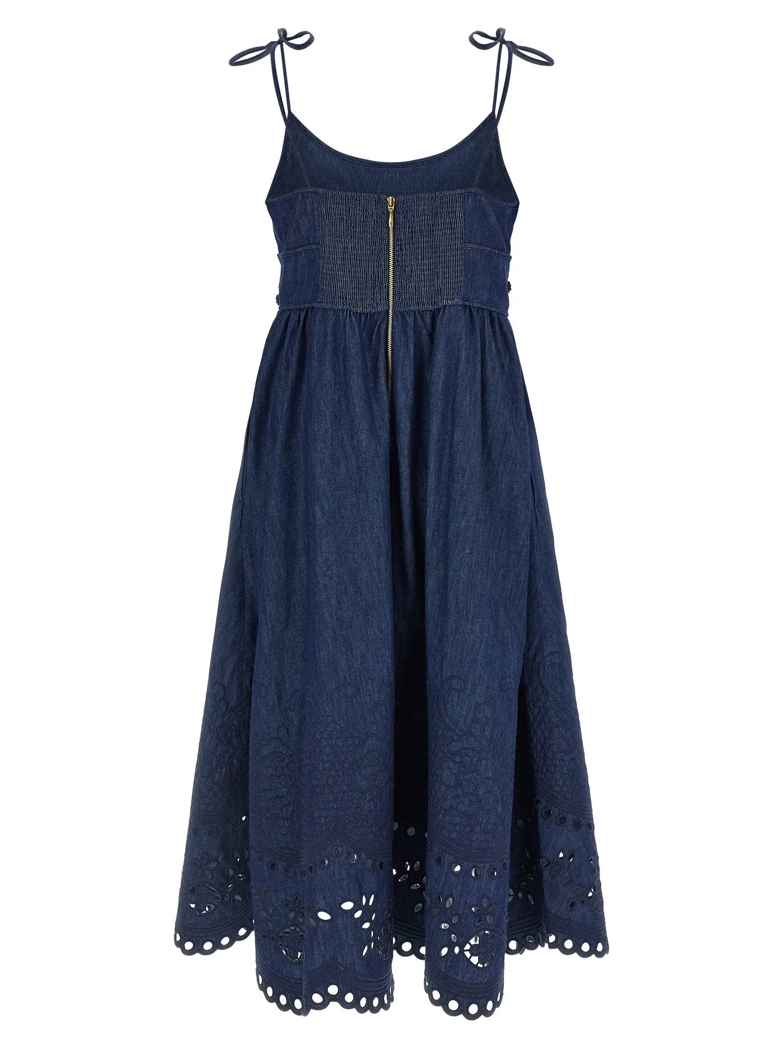Zimmermann Blue Cotton Midi Dress